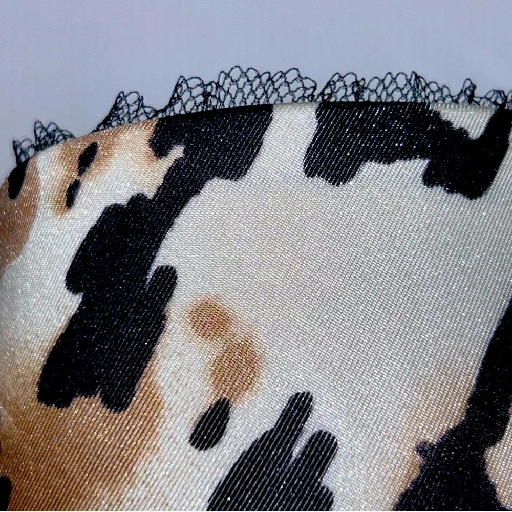 SOMA Mimi Demi Memory Foam Padded Underwire Leopard Cheetah Print Bra Sz 34D NEW